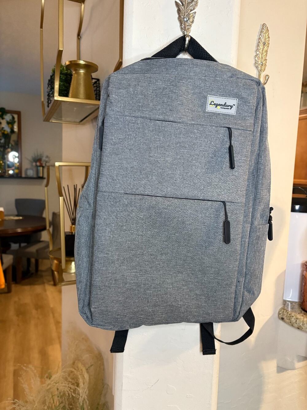 Legendary Computer Backpack, Fits 15.6" or Smaller Laptops, External USB Cable